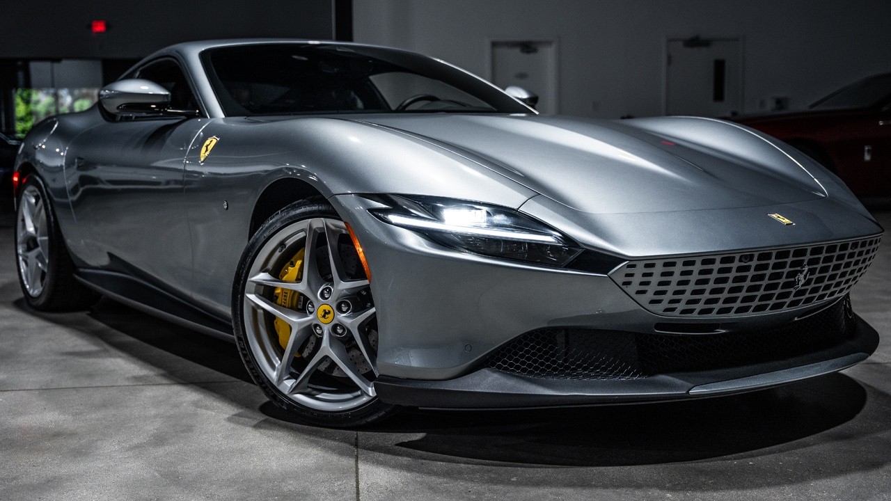2021 Ferrari Roma in Grigio Titanio Metallic!