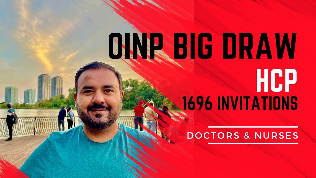 Big OINP HCP Draw | 1696 ITAs | 350-462 CRS | PNP Program Canada 2023