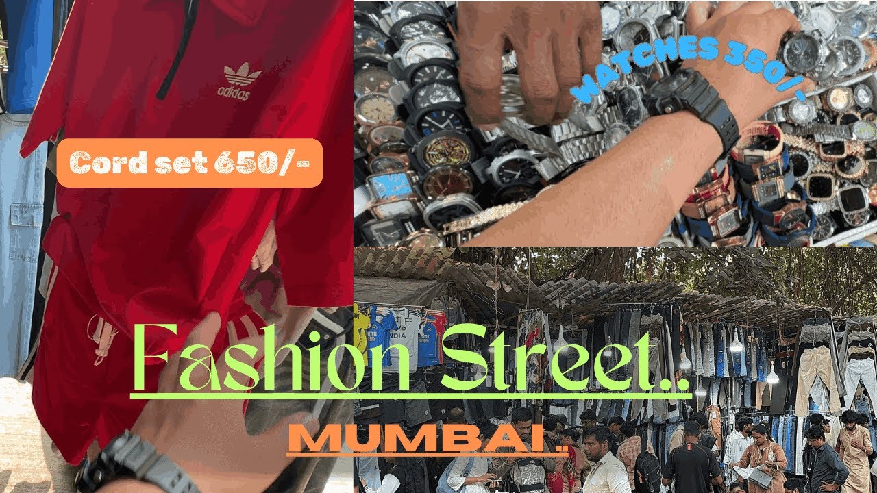 Fashion Street Mumbai | Cheapest Clothes Market | CSTM To Santacruz in 30mins Underground Metro