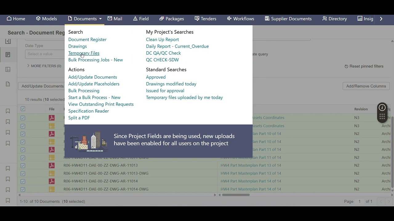 Document Search in Aconex Discipline and Type or Status wise l how to search multiple documents