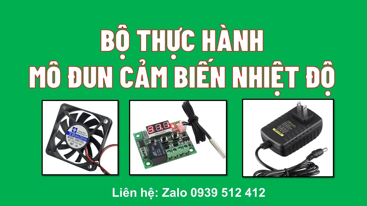 Lắp ráp mô đun cảm biến nhiệt độ /cảm biến nhiệt độ/công nghệ lớp 8