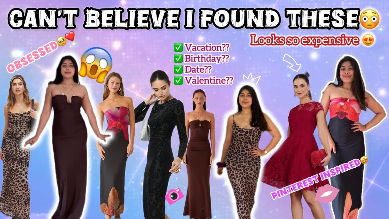 HUGE Dresses Haul 😍| Celebrity & Pinterest Inspired Dresses ✨| Birthday, Party & Vacation Dresses 😱