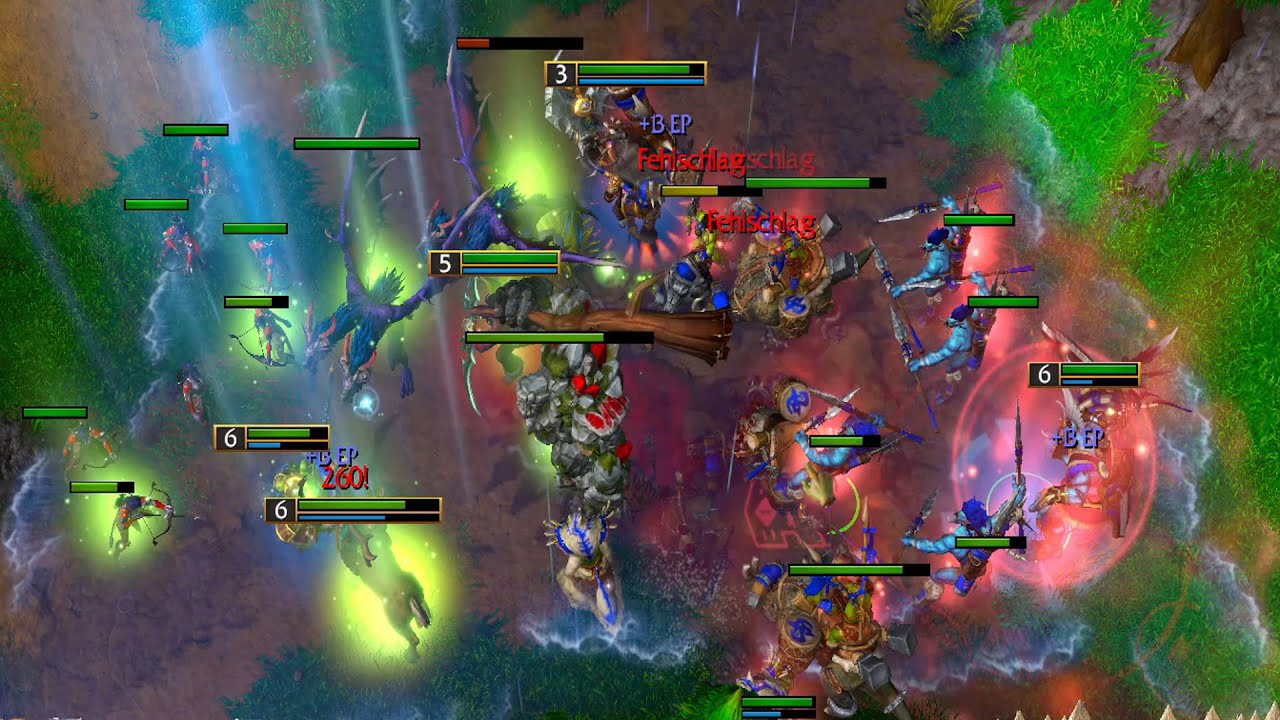 Warcraft 3 Reforged 1vs1 Orc vs Nightelf [Deutsch/German] Full WC3 Gameplay