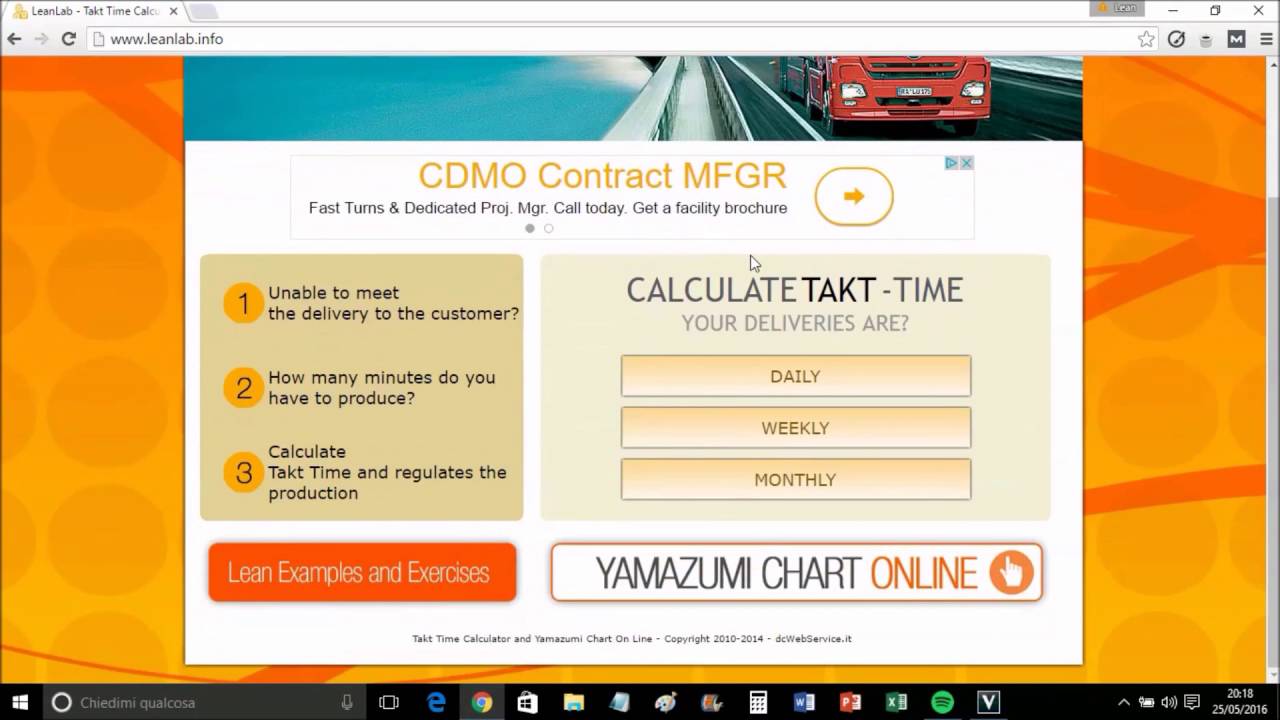Takt Time Calculation