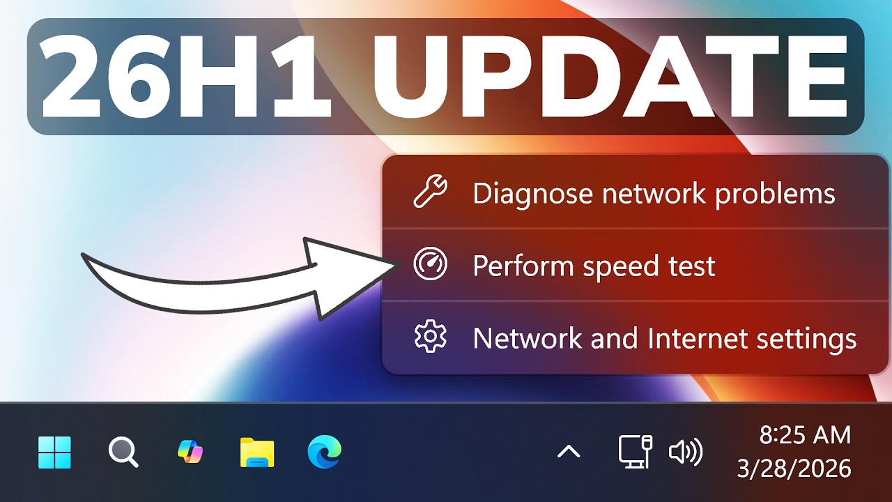 Новое крупное обновление Windows 11 26H1 от марта 2026 года &mdash; улучшенная производительность, новы...