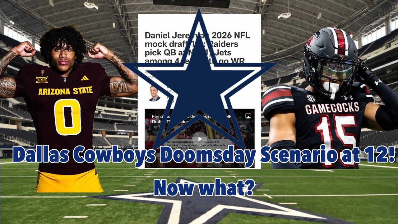 ✭Dallas Cowboys Got “Wiped” Out in this Daniel Jeremiah Mock!Mock Draft Reaction and My Solution