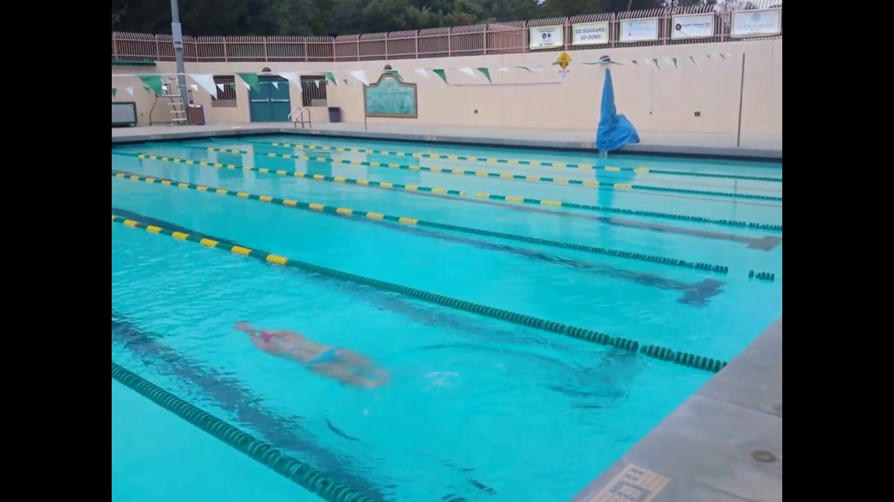 Using the clock and swimming ON an interval