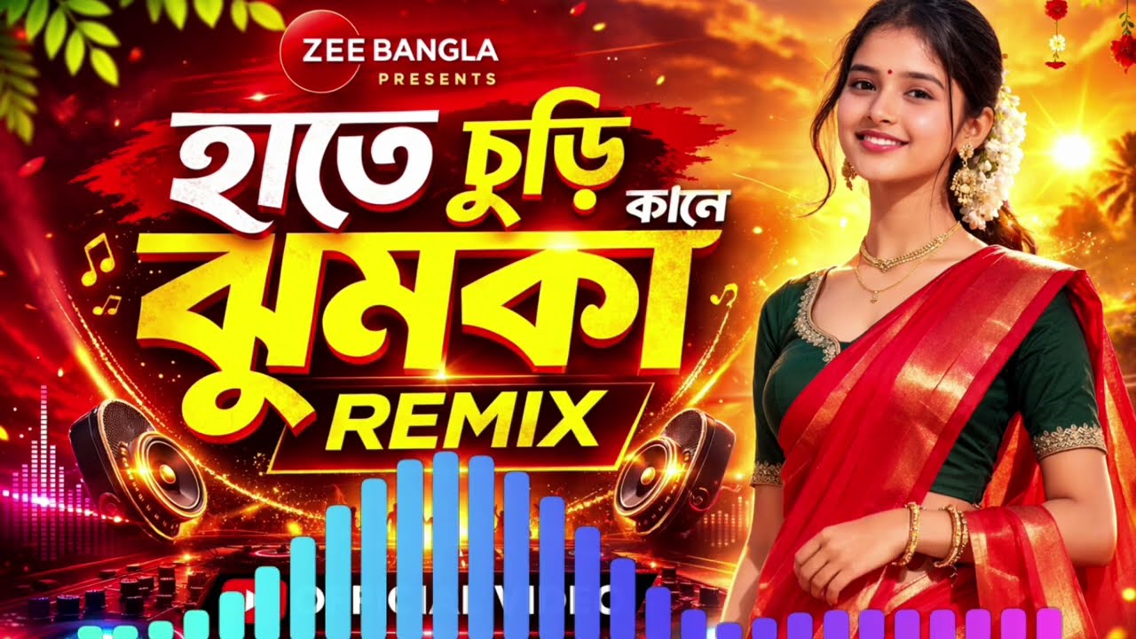 হাতে চুড়ি ঝুমকা নতুন চমৎকার ডিজে | new DJ dance music song | এবার সবাই নাচবে শুনে দেখো না শুনলে মিস