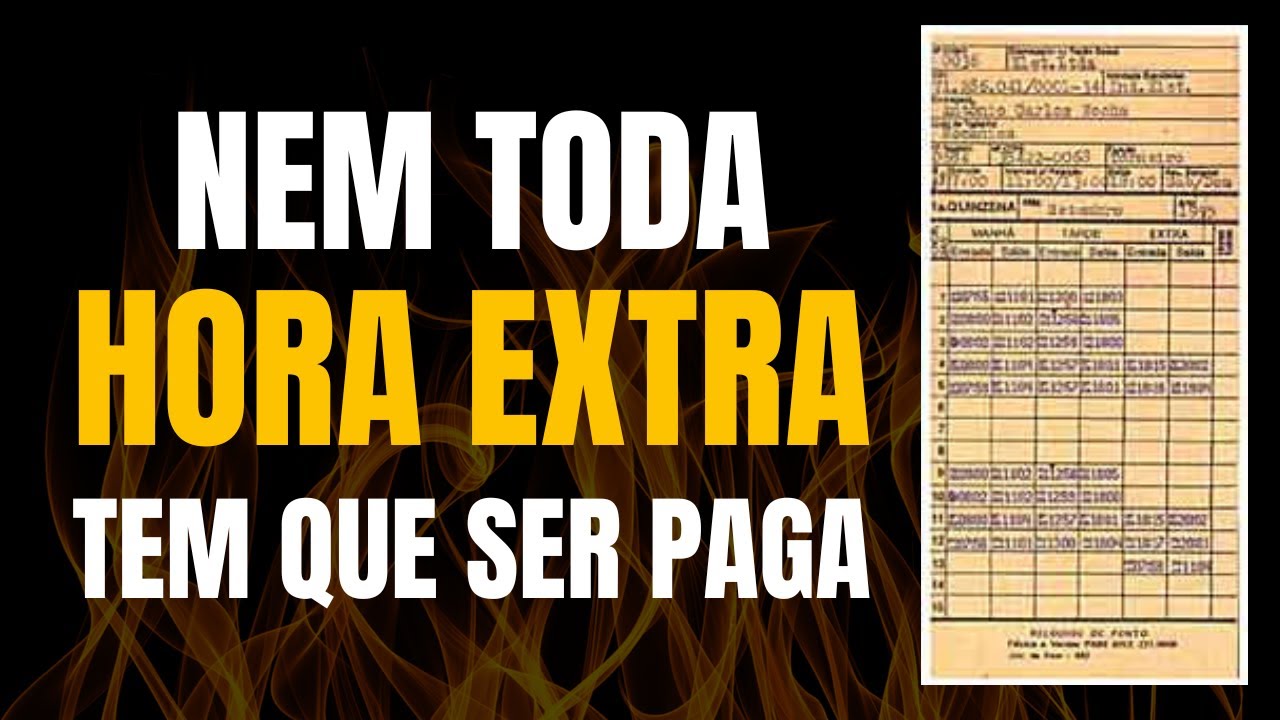 Nem toda hora extra tem que ser paga