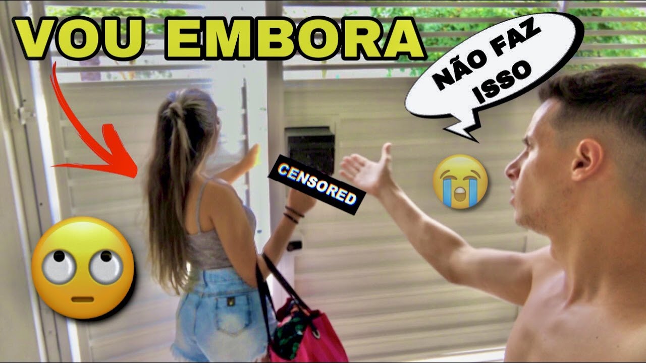 ARRUMEI MINHAS COISAS PARA IR EMBORA - Trollei meu namorado!!!