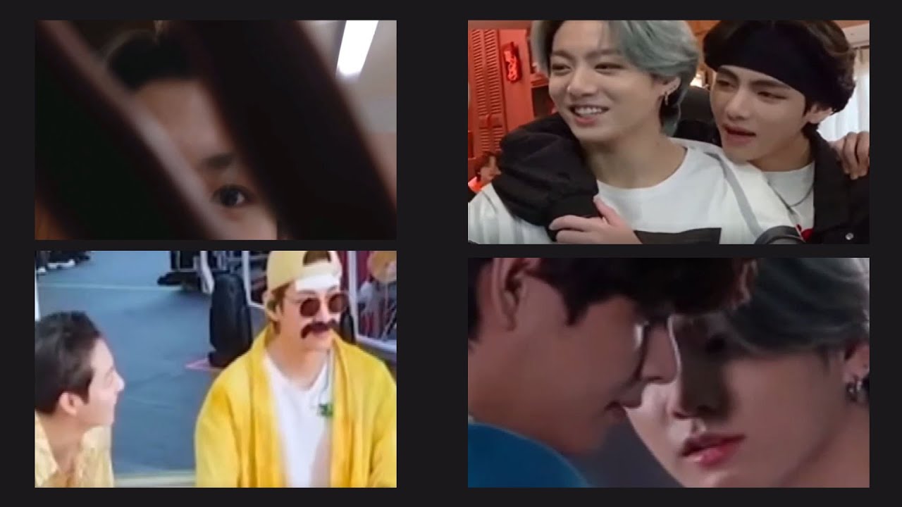 Jungkook covered the camera when the cameraman was filming Taehyung (Taekook update analysis)