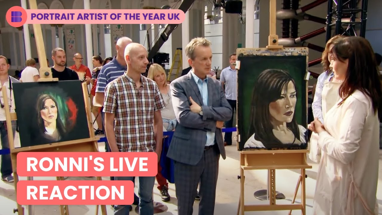 Capturing Ronni Ancona Under Pressure | Portrait Artist of the Year UK