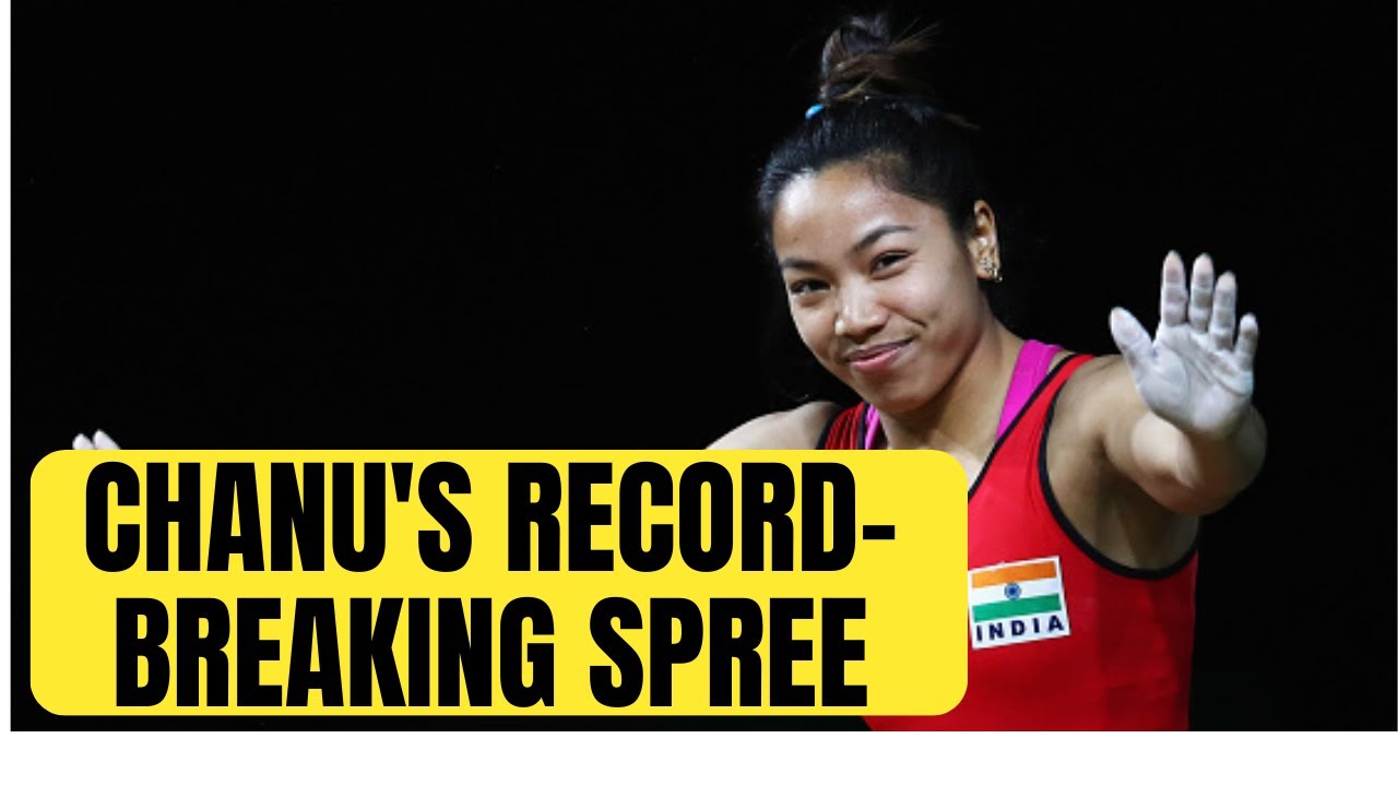 Mirabai Chanu breaks three national records in new weightlifting category