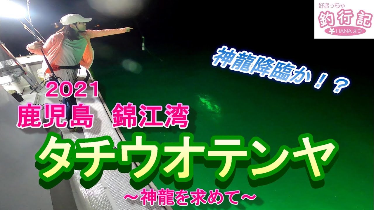 錦江湾タチウオ釣り　神龍降臨なるか！？