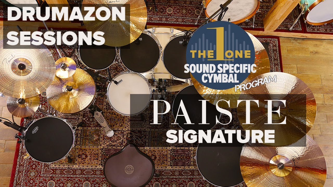 Paiste Signature Series Sound Specific Cymbal Demonstration, Pack 3 Serial Numbers 0017 to 0024