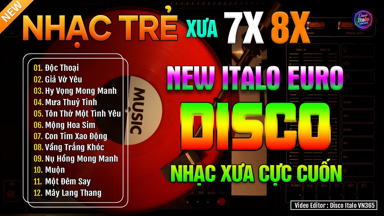 Điên Đảo Thanh Xuân - DISCO | New Italo Disco 2026 Nhạc Trẻ Xưa Gây Nghiện 7X 8X 9X - Nghe Cực Cuốn