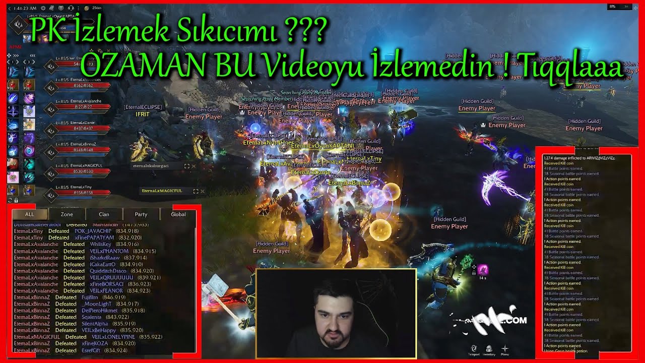 Rise Online EternaL Mage PK VOLLL 31 & Oyun KAPTANI #riseonline