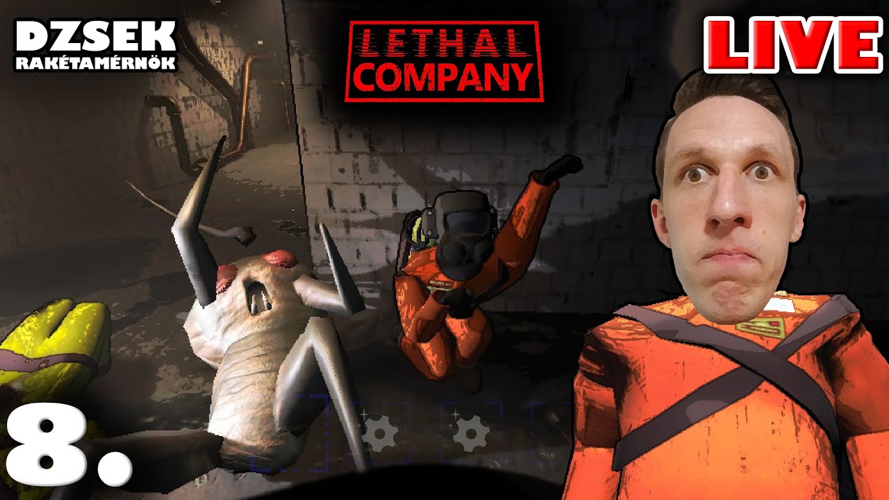 🔴 Lethal Company - 8. Rész -  Vasárnapi Vasazás