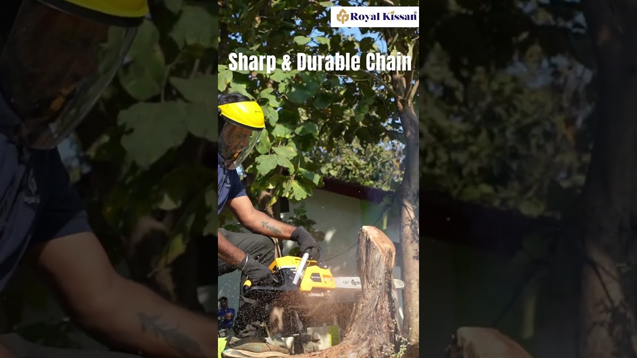 Royal Kissan Agro Chainsaw Demo 🔧 कैसे इस्तेमाल करें | Setup & Usage Steps on Chainsaw Machine