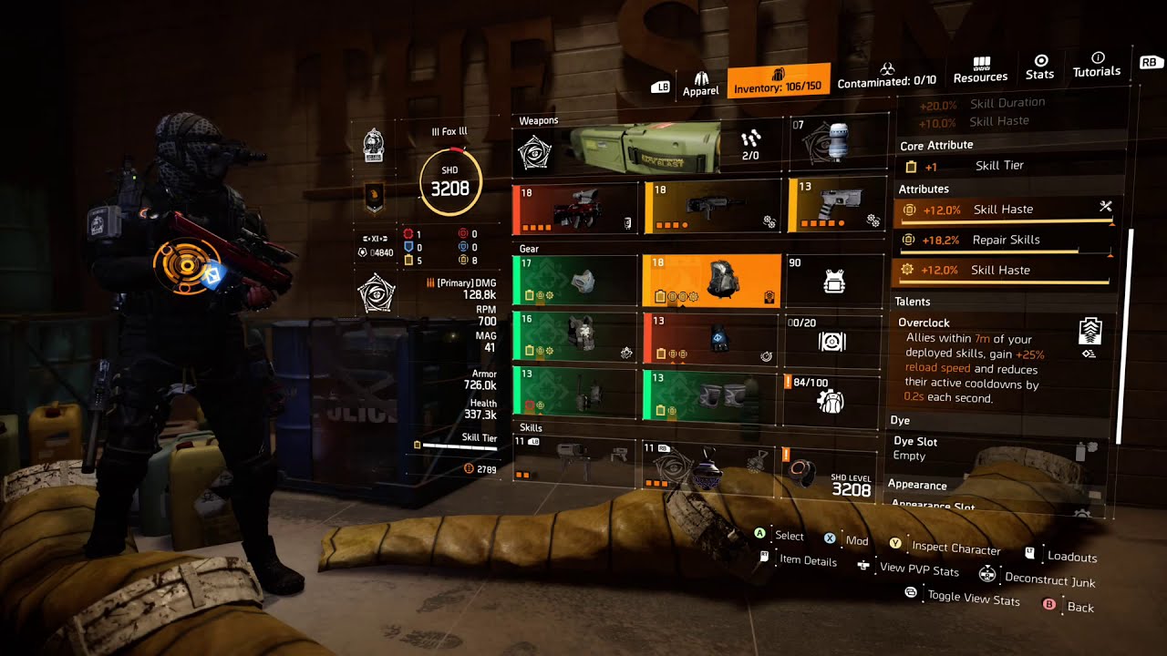 The Division 2 - Legendary Healer build - Great heals, HUGE team buffs and high personal damage!