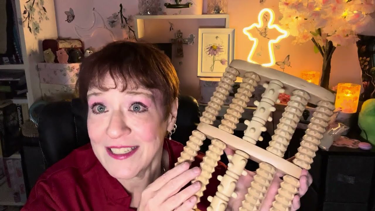 ASMR - collab with@PeaceandSaraity enjoy relaxing acupressure massage & light chakra cleanse​⁠