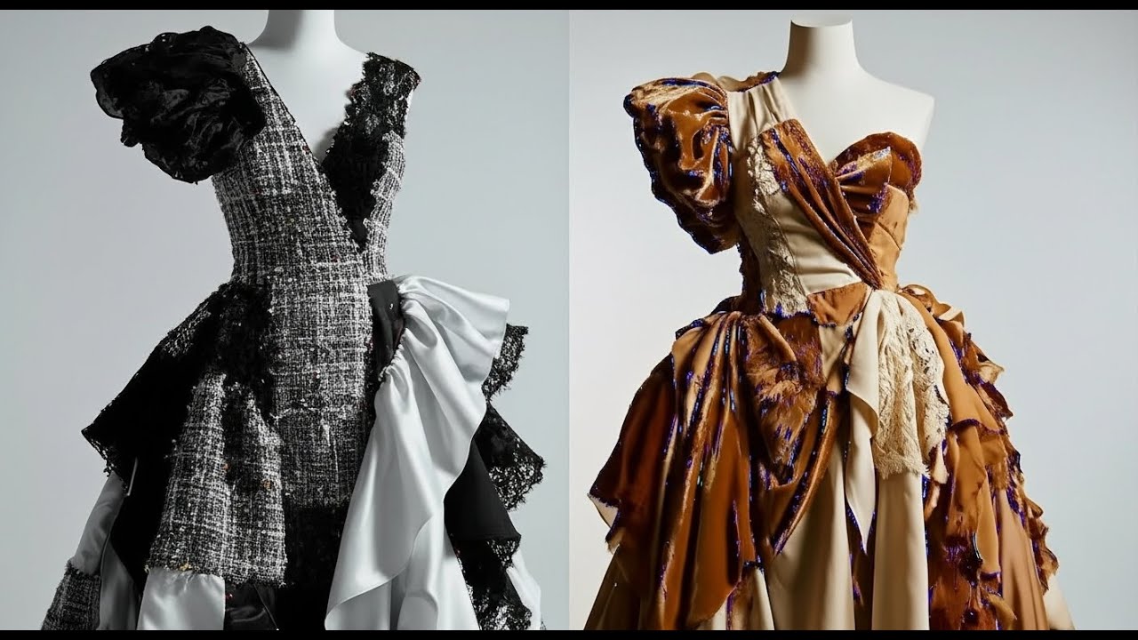 Advanced draping techniques (Moulage) on the dress form