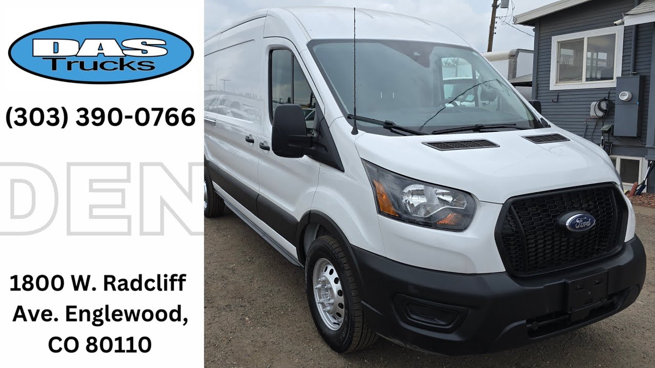 2023 Ford Transit 250 AWD - Medium Roof Cargo Van Long Wheel Base - 19,175 Miles - Stock #47538
