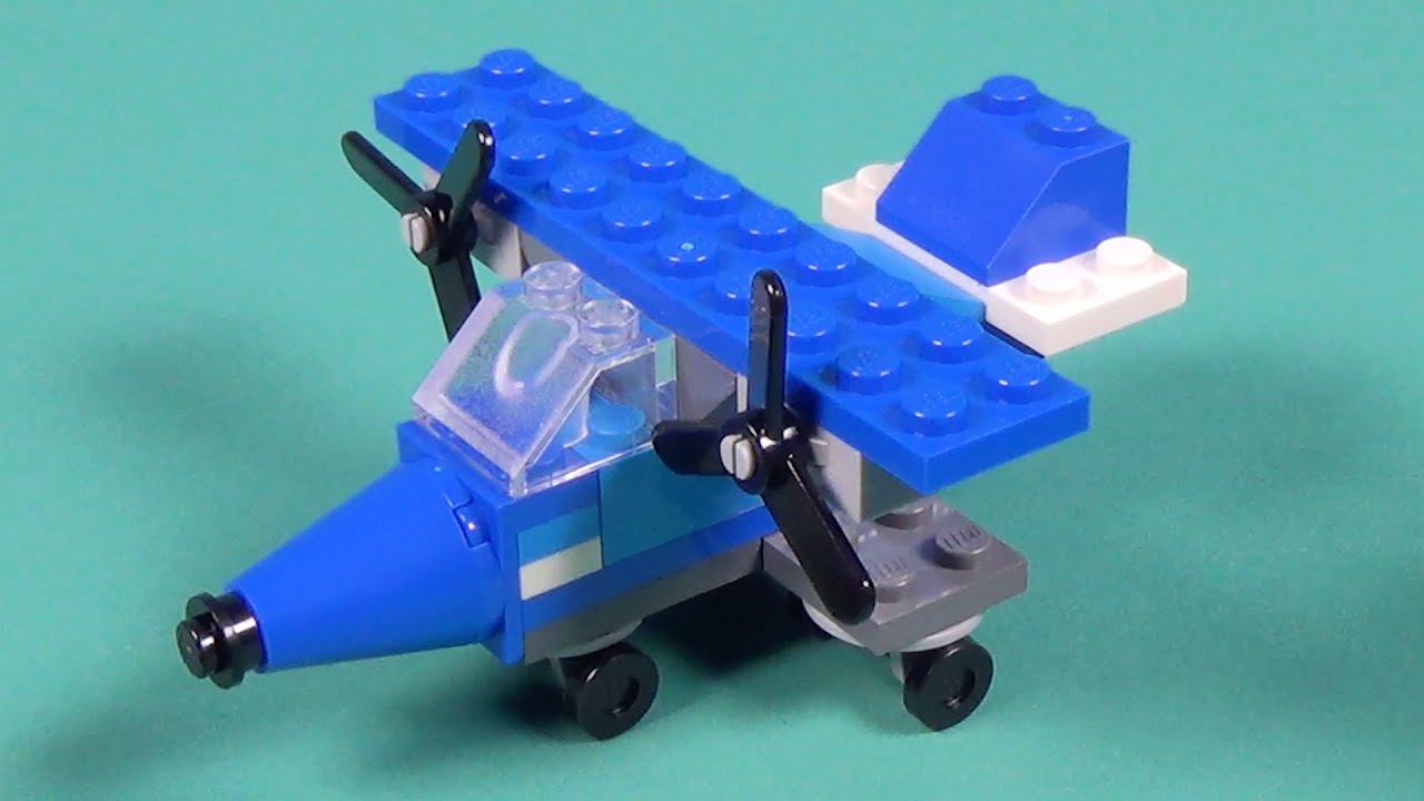 Lego Propeller Plane Building Instructions - Lego Classic 10692 "How To"
