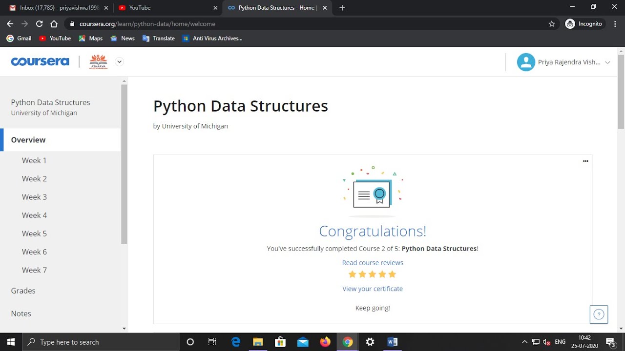 Python Data Structures || Week 6 | Assignment 10.2 | Graded External Tool || Coursera