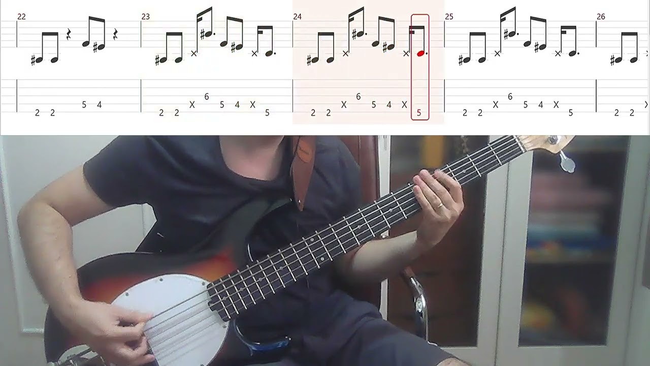 One step closer 5 string BASS TABS