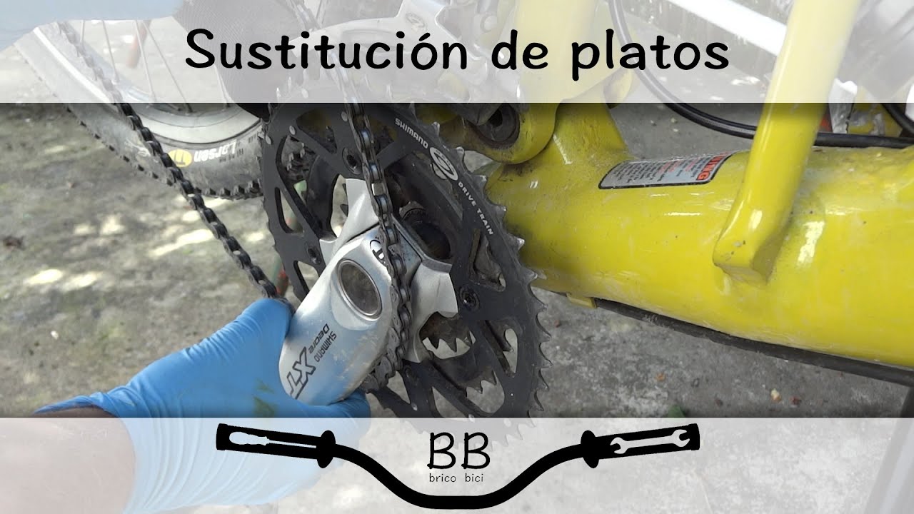 Sustitución de plato | @BricoBici