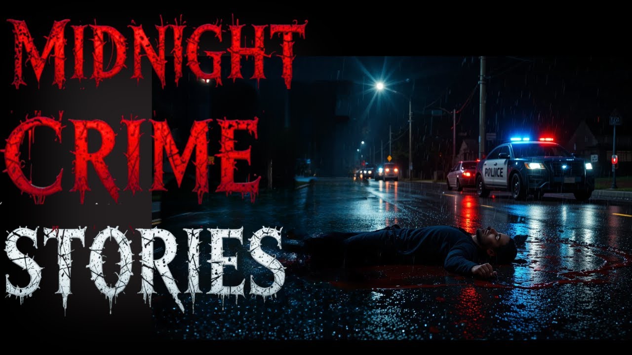 5 Disturbing True Crime Stories For Sleep With Rain Sound | Black Screen