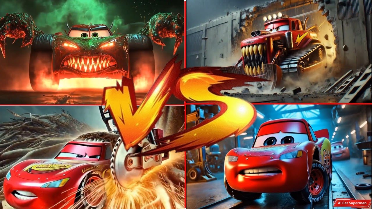 MACK SPIDER VS BRAIN MCQUEEN! 🧠🕷 Ultimate Monster Evolution Battle