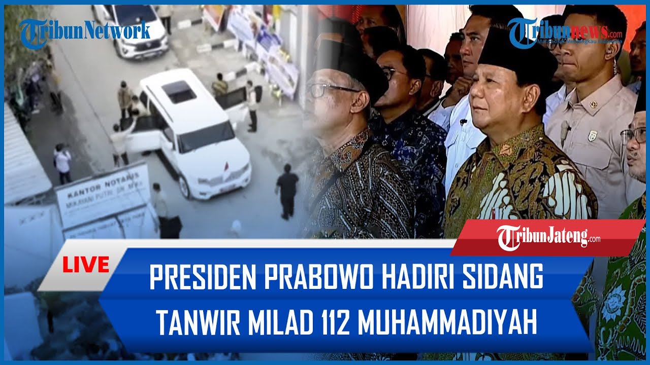 🔴 BREAKING NEWS: Presiden Prabowo Hadiri Sidang Tanwir & Resepsi Milad 112 Muhammadiyah di Kupang