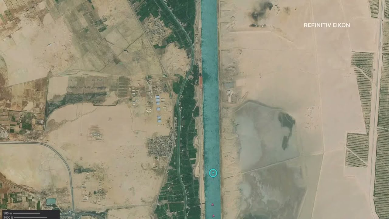 LIVE: Watch the massive Ever Given ship after being freed from being stuck in the Suez Canal