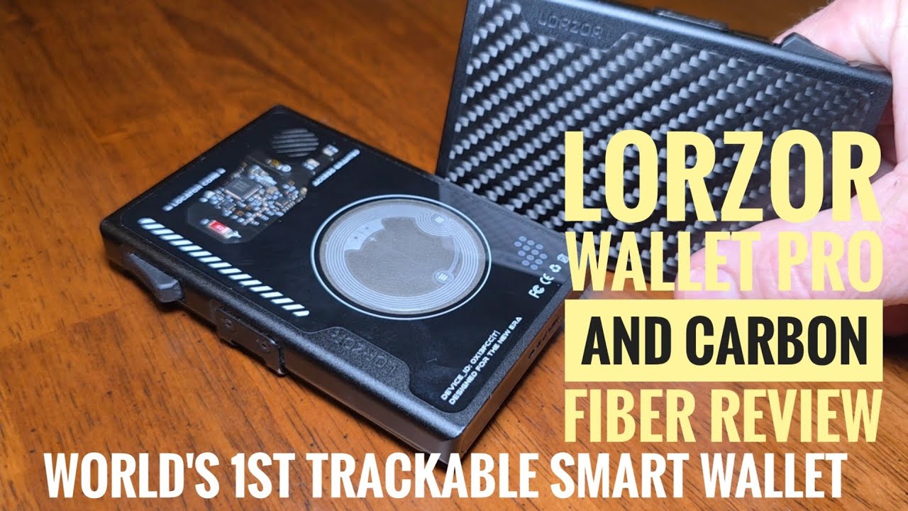 Reviewing the Lorzor Trackable Wallet Pro and Carbon Fiber Minimalist Wallets