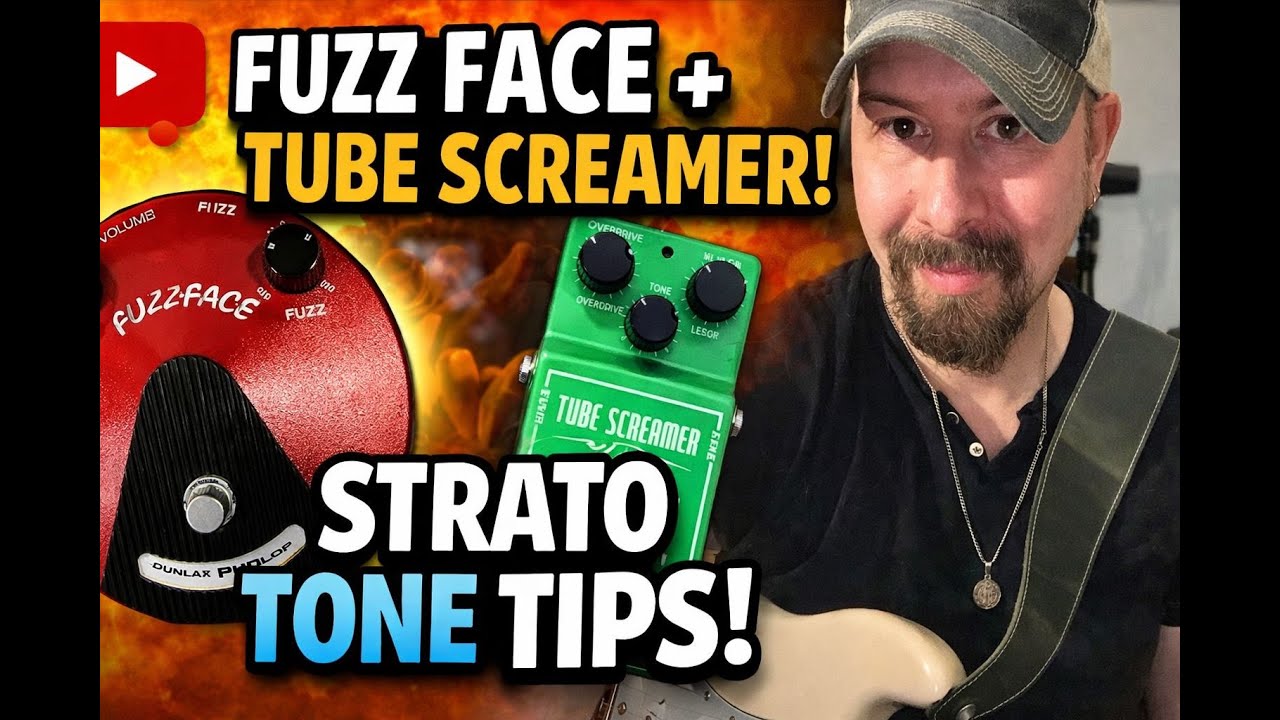 Fuzz Face + Tube Screamer Into a Fender Strat | Killer Tone Tips