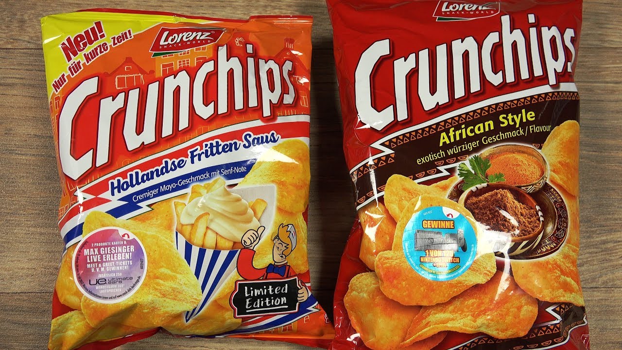 Lorenz Crunchips ✪ Hollandse Fritten Saus & African Style