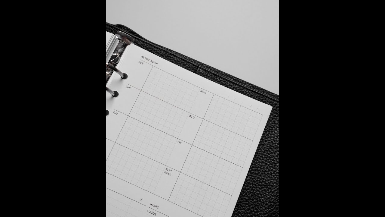 Planner Flip: Weekly Admin Planner Inserts (Personal)