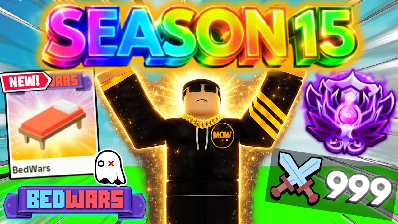 НОВЫЙ **РЕЙТИНГОВЫЙ СЕЗОН 15** в Roblox Bedwars.. (БЕЗУМНО)