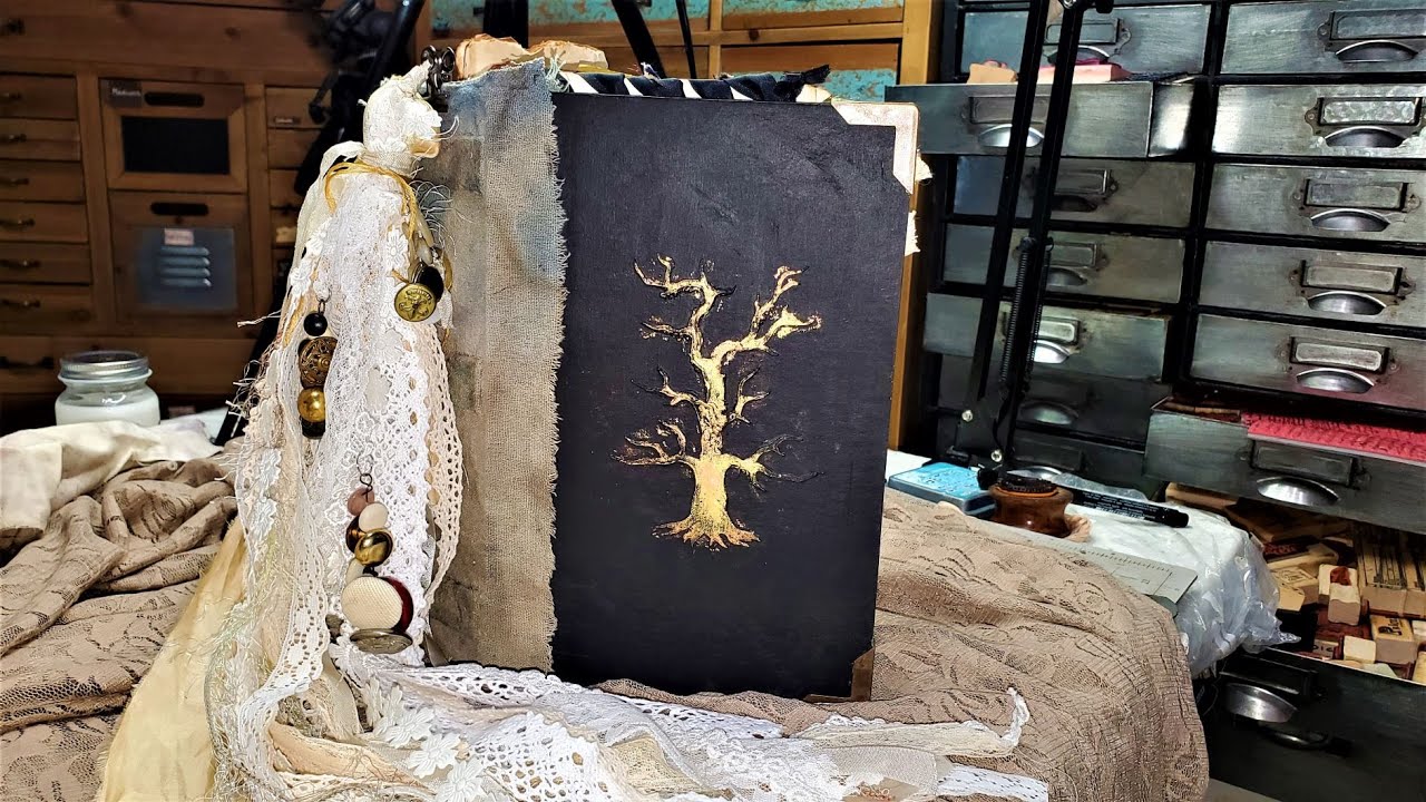 Junk Journal Completed Junk Journal Flip Through The Book of Mysterious Oddities! The Paper Outpost