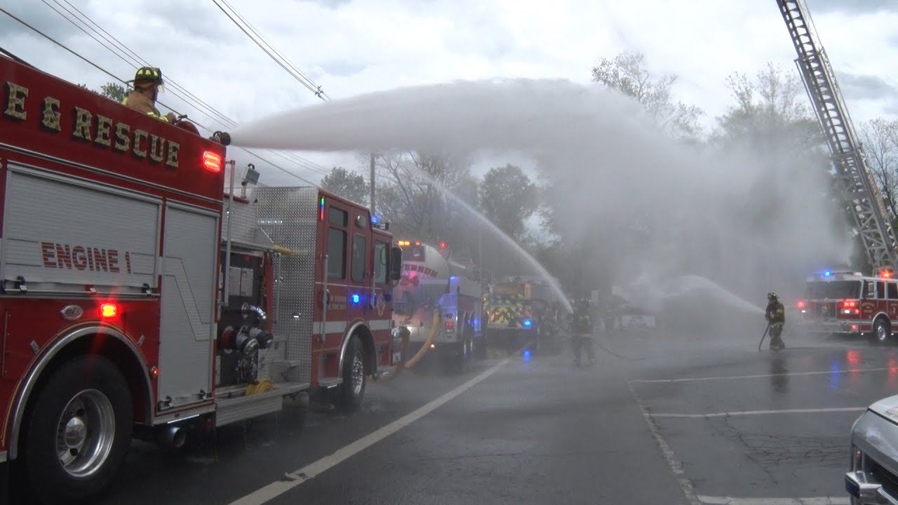 Green Village,NJ Fire Department Quint 2 Wetdown 5/6/17