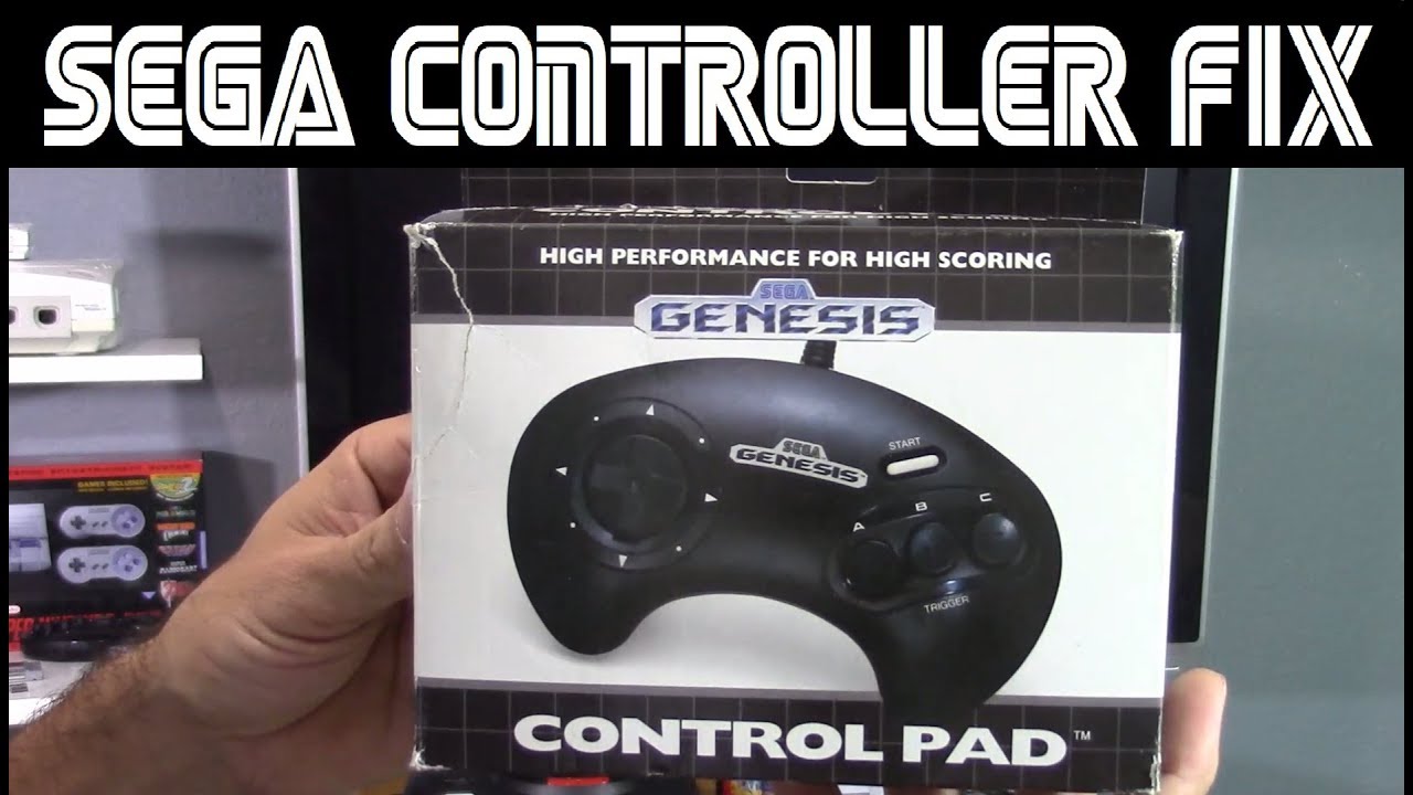 How to repair SEGA Genesis controller buttons not working