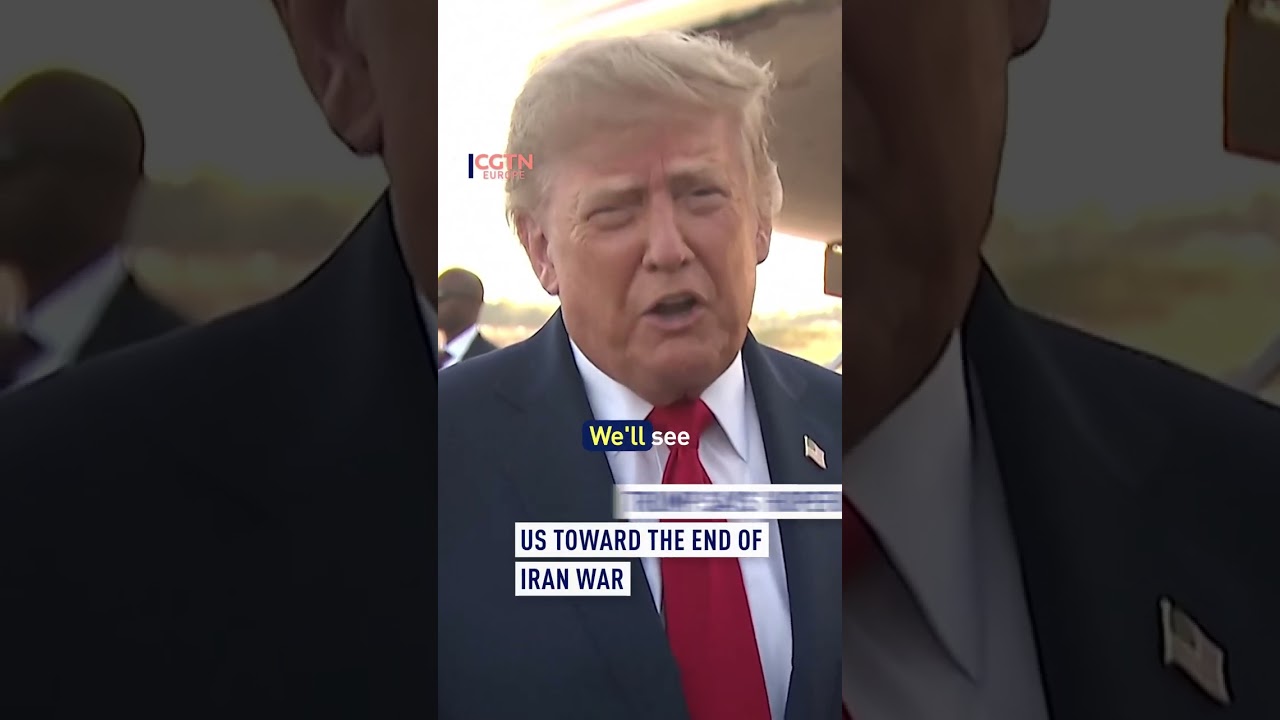 Trump says 'hopefully' US toward the end of Iran war