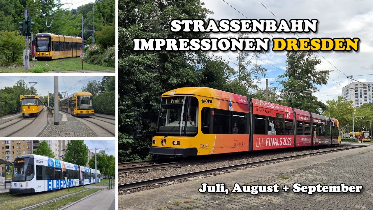 Straßenbahn Dresden | Straßenbahn Impressionen - Juli - September 2025