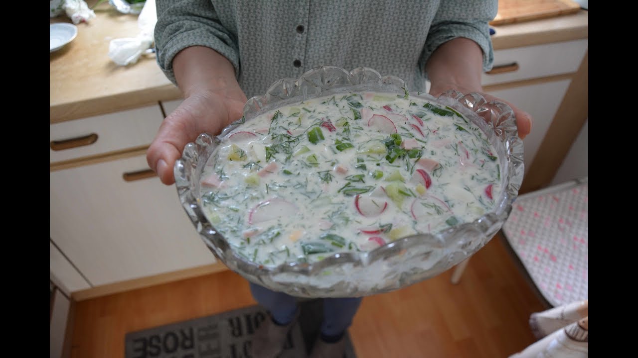 Окрощка | Вкусный летний суп | инструкции