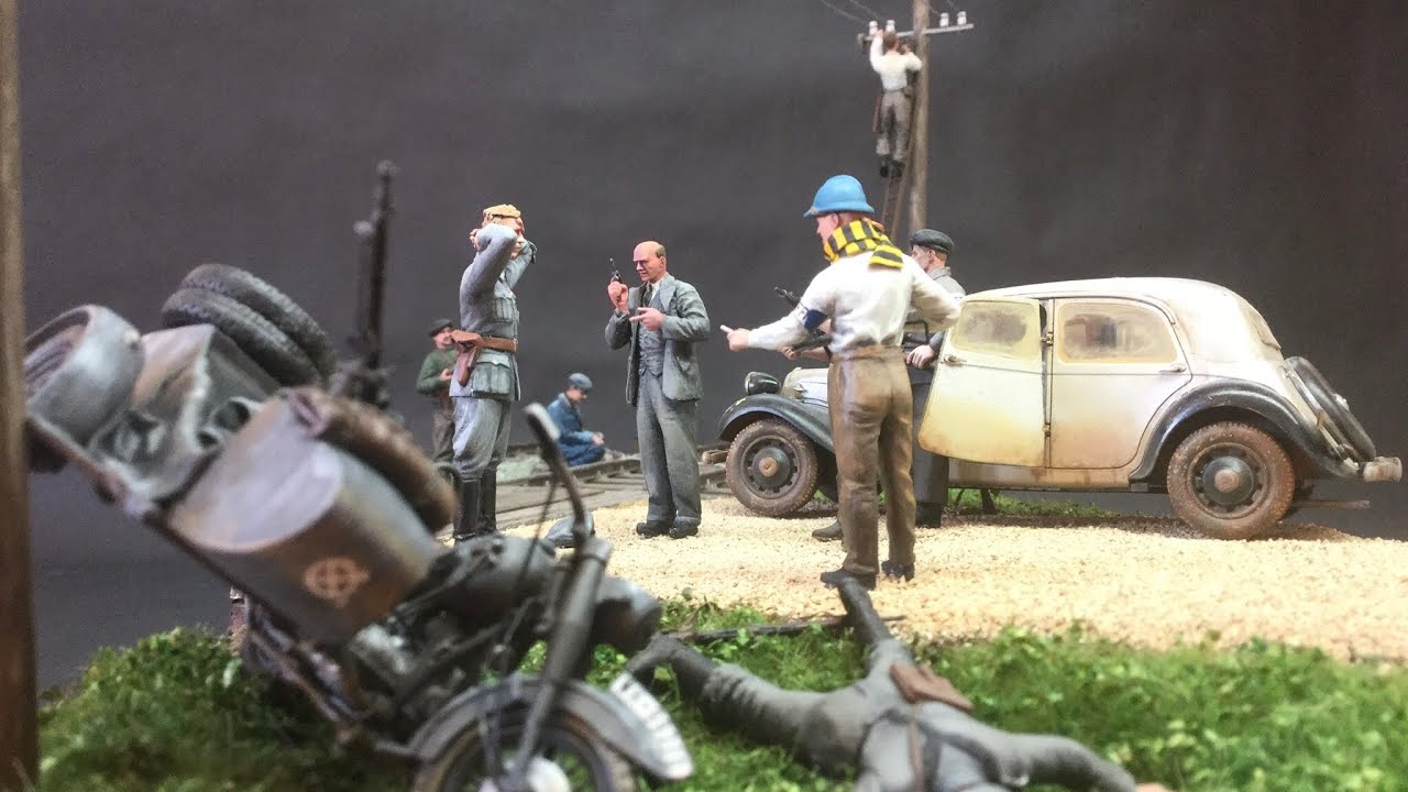 French Resistance (D-Day 1944) - 1/35 model build