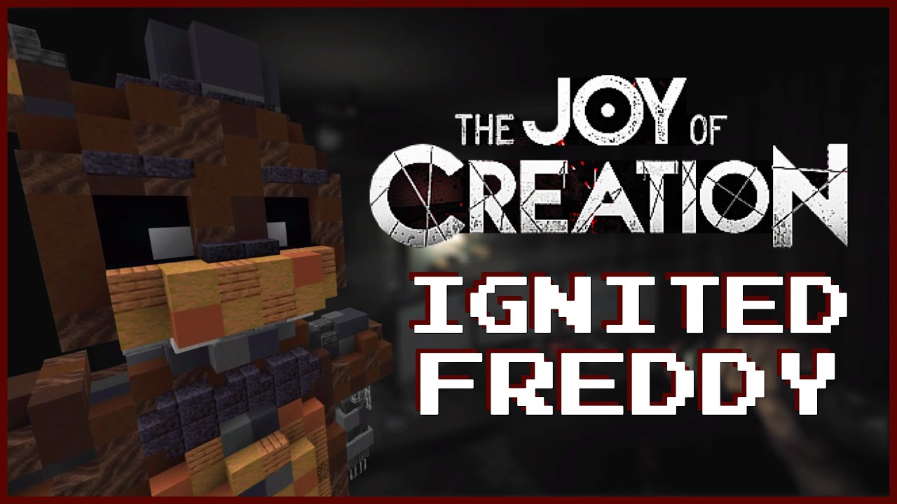 JOY OF CREATION | Updated Ignited Freddy Minecraft Tutorial!