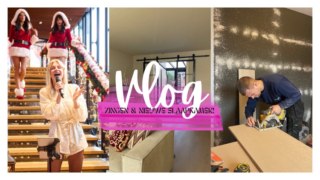STALEN DEUREN & NIEUWE SLAAPKAMER ROZE! #vlog | FEMKE MEINES