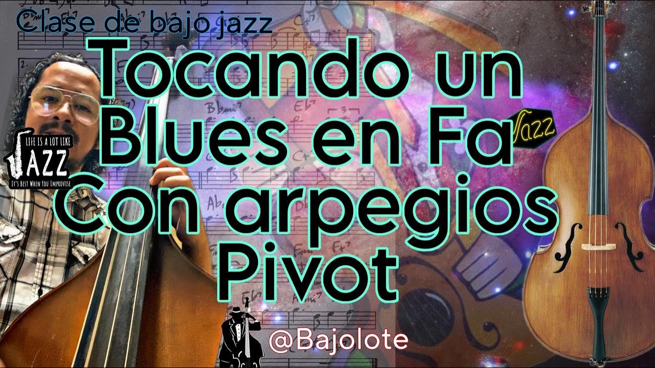 Tocando un blues en Fa y aplicando pivot#clasesdebajo  #bajistas  #bajoeléctrico